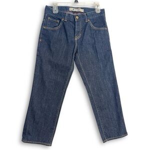 Gap vintage-style 100% Cotton Buckle Back Straight Leg Mid Rise jeans